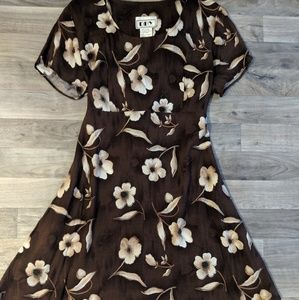 Vintage Floral Mini Dress